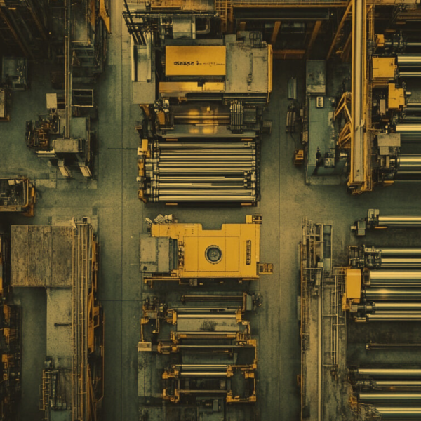 Total Rollforming machine prepared for installation and relocation, showcasing its adaptability and ease of transport for industrial environments.